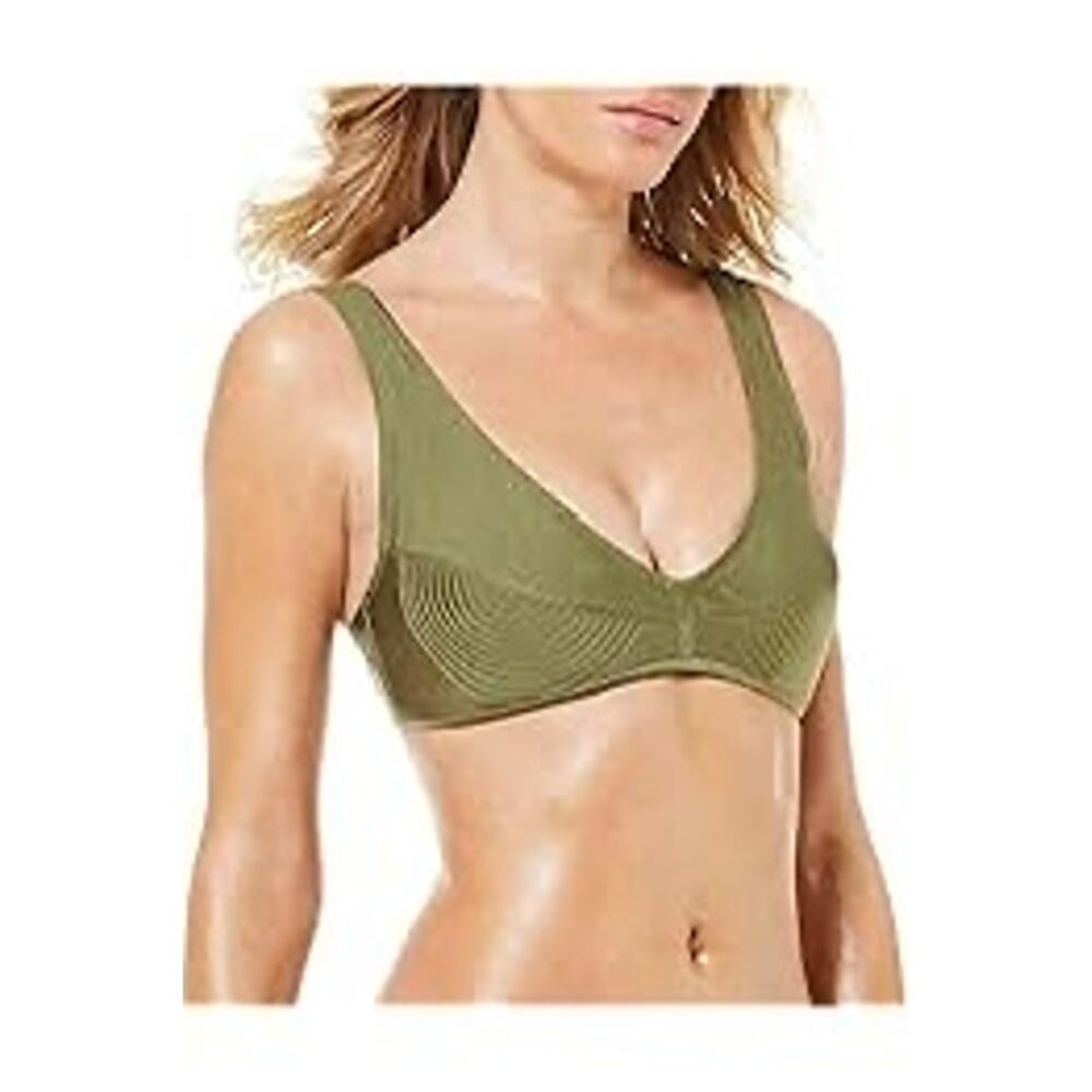 Chelsea & Violet Bikini Swim Top Size XS NWT Green